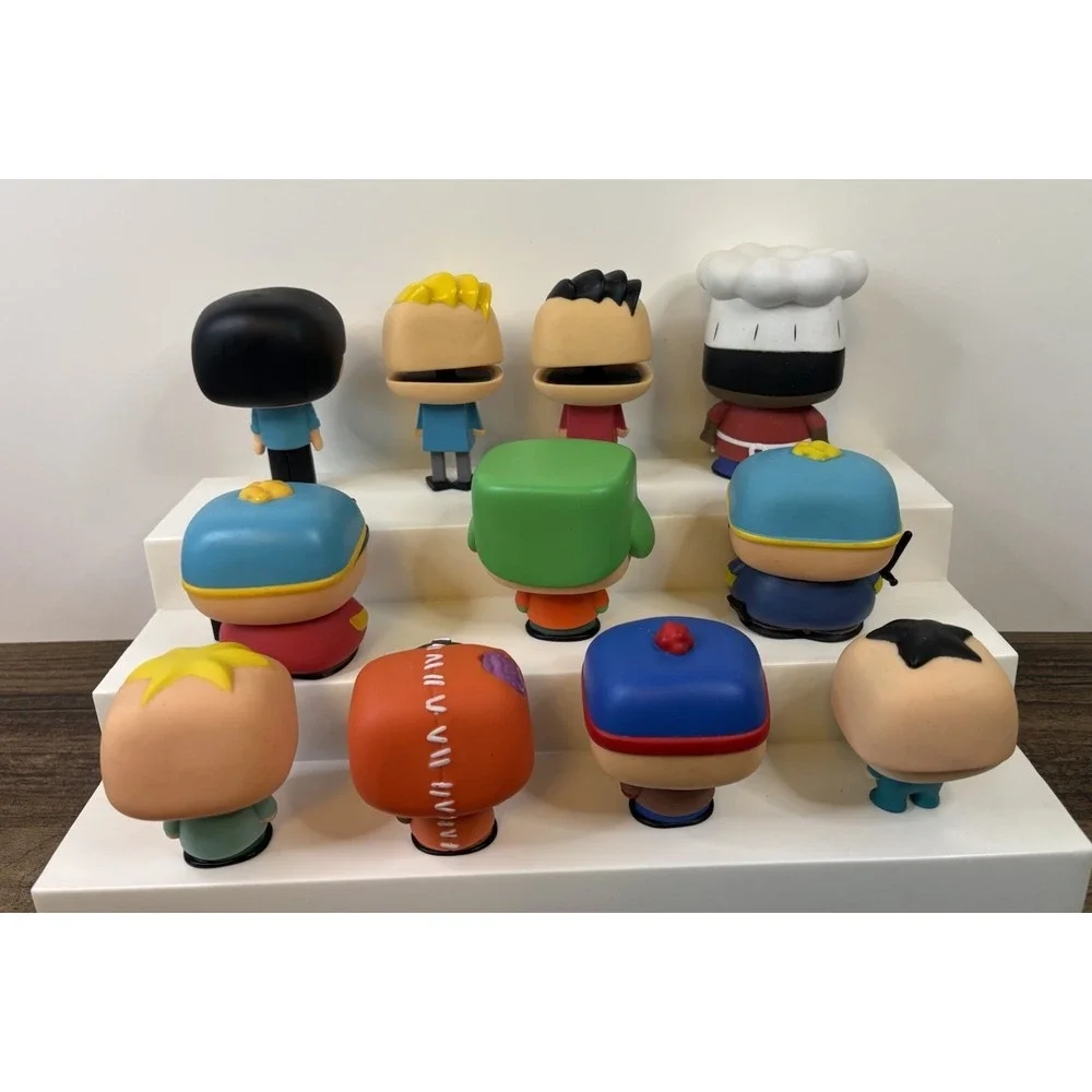 Funko Pop South Park Figures Lot Chef Phillip Terrance Cartman Butters Kenny